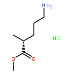 PENTANOIC ACID, 5-AMINO-2-METHYL-, METHYL ESTER, HYDROCHLORIDE, (2R)-