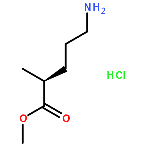 Pentanoic acid, 5-amino-2-methyl-, methyl ester, hydrochloride, (2S)-