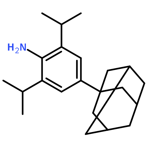 Benzenamine, 2,6-bis(1-methylethyl)-4-tricyclo[3.3.1.13,7]dec-1-yl-