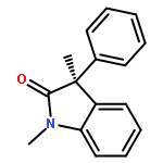 2H-Indol-2-one, 1,3-dihydro-1,3-dimethyl-3-phenyl-, (3S)-