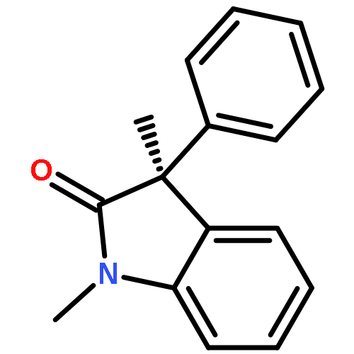 2H-Indol-2-one, 1,3-dihydro-1,3-dimethyl-3-phenyl-, (3S)-