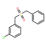 Benzene, 1-chloro-3-[[(phenylmethyl)sulfonyl]methyl]-