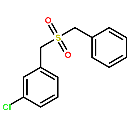 Benzene, 1-chloro-3-[[(phenylmethyl)sulfonyl]methyl]-