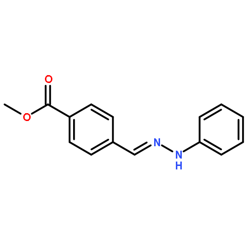 Benzoic acid, 4-[(phenylhydrazono)methyl]-, methyl ester