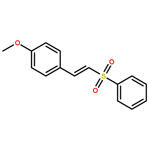 Benzene, 1-methoxy-4-[(1E)-2-(phenylsulfonyl)ethenyl]-