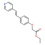 Acetic acid, [4-[(1E)-2-(4-pyridinyl)ethenyl]phenoxy]-, ethyl ester