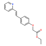 Acetic acid, [4-[(1E)-2-(2-pyridinyl)ethenyl]phenoxy]-, ethyl ester