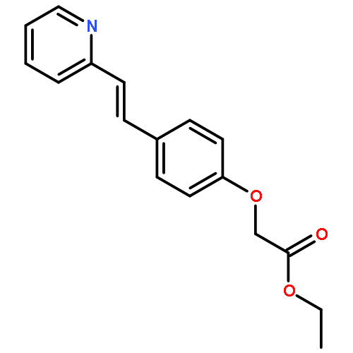 Acetic acid, [4-[(1E)-2-(2-pyridinyl)ethenyl]phenoxy]-, ethyl ester