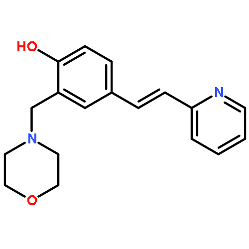 Phenol, 2-(4-morpholinylmethyl)-4-[(1E)-2-(2-pyridinyl)ethenyl]-