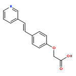 Acetic acid, [4-[(1E)-2-(3-pyridinyl)ethenyl]phenoxy]-