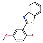 Benzothiazole, 2-(2-bromo-5-methoxyphenyl)-