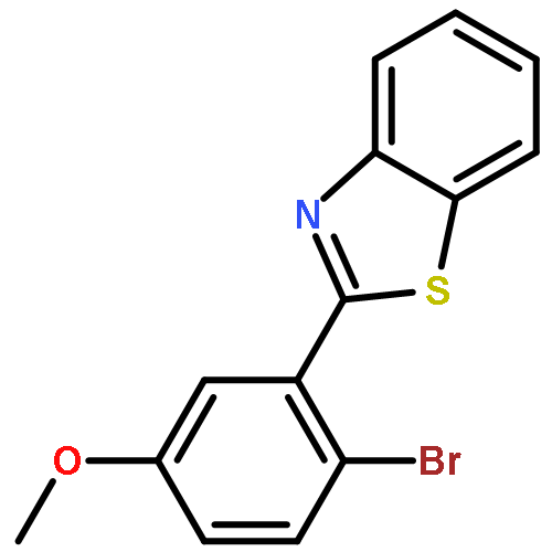 Benzothiazole, 2-(2-bromo-5-methoxyphenyl)-