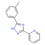 PYRIDINE, 2-[5-(3-METHYLPHENYL)-1H-1,2,4-TRIAZOL-3-YL]-