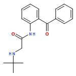 Acetamide, N-(2-benzoylphenyl)-2-[(1,1-dimethylethyl)amino]-