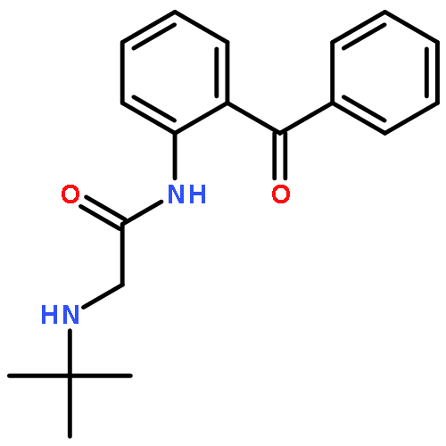 Acetamide, N-(2-benzoylphenyl)-2-[(1,1-dimethylethyl)amino]-