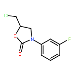 (5R)-5-(Chloromethyl)-3-(3-fluorophenyl)-2-oxazolidinone