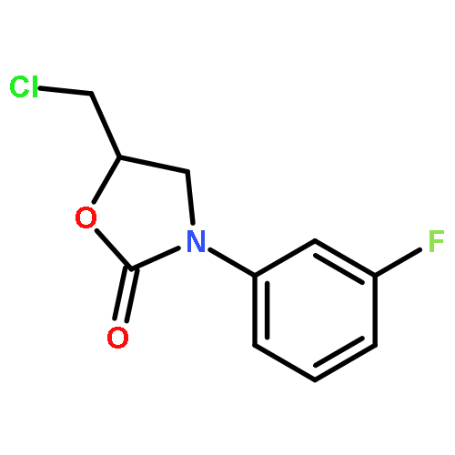 (5R)-5-(Chloromethyl)-3-(3-fluorophenyl)-2-oxazolidinone