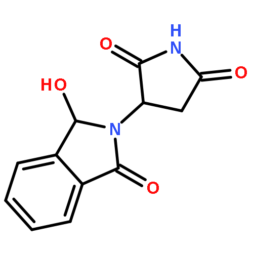 2,5-Pyrrolidinedione, 3-(1,3-dihydro-1-hydroxy-3-oxo-2H-isoindol-2-yl)-