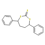 1,3-Dithiepane-2-thione, 4,7-diphenyl-