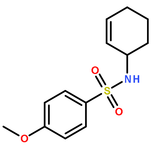 BENZENESULFONAMIDE, N-2-CYCLOHEXEN-1-YL-4-METHOXY-