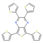 Thieno[3,4-b]pyrazine, tetra-2-thienyl-