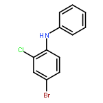 Benzenamine, 4-bromo-2-chloro-N-phenyl-