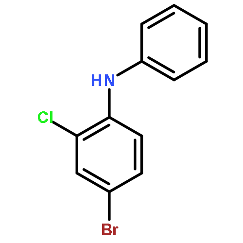 Benzenamine, 4-bromo-2-chloro-N-phenyl-