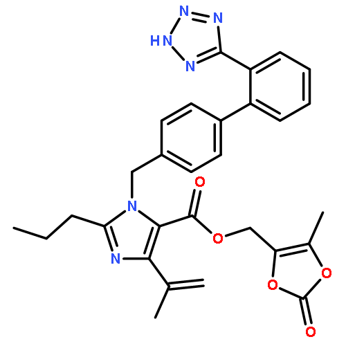 (5-Methyl-2-oxo-1,3-dioxol-4-yl)methyl 1-((2'-(2H-tetrazol-5-yl)-[1,1'-biphenyl]-4-yl)methyl)-4-(prop-1-en-2-yl)-2-propyl-1H-imidazole-5-carboxylate