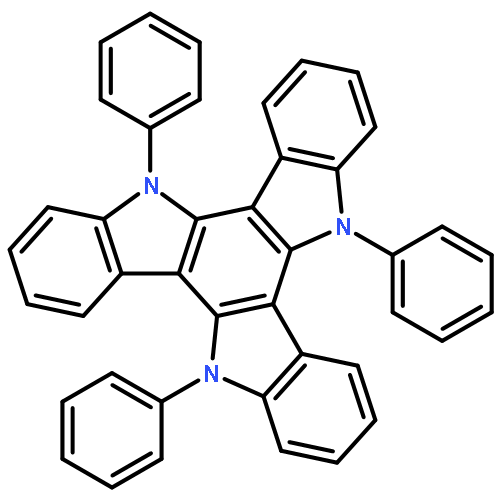 5H-DIINDOLO[3,2-A:3',2'-C]CARBAZOLE, 10,15-DIHYDRO-5,10,15-TRIPHENYL-