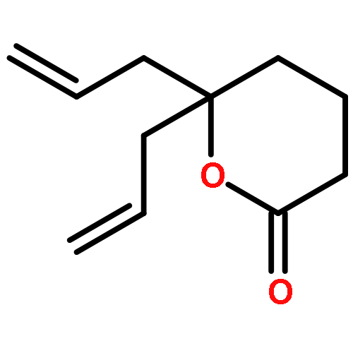 2H-Pyran-2-one, tetrahydro-6,6-di-2-propenyl-