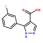 3-(3-Fluorophenyl)-1H-pyrazole-4-carboxylic acid