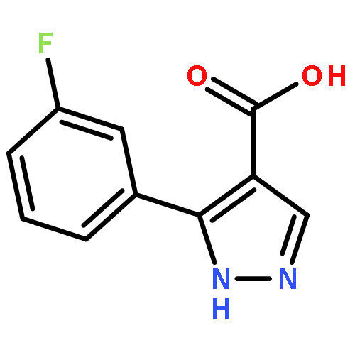 3-(3-Fluorophenyl)-1H-pyrazole-4-carboxylic acid