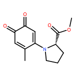 L-PROLINE, 1-(6-METHYL-3,4-DIOXO-1,5-CYCLOHEXADIEN-1-YL)-, METHYL ESTER