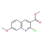 3-QUINOLINECARBOXYLIC ACID, 2-CHLORO-7-METHOXY-, METHYL ESTER