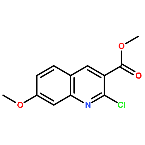 3-QUINOLINECARBOXYLIC ACID, 2-CHLORO-7-METHOXY-, METHYL ESTER