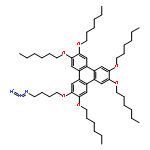 Triphenylene, 2-(4-azidobutoxy)-3,6,7,10,11-pentakis(hexyloxy)-