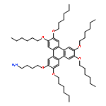 1-BUTANAMINE, 4-[[3,6,7,10,11-PENTAKIS(HEXYLOXY)-2-TRIPHENYLENYL]OXY]-