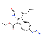 1,3-AZULENEDICARBOXYLIC ACID, 6-AZIDO-2-(FORMYLAMINO)-, DIETHYL ESTER