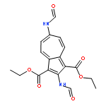 1,3-Azulenedicarboxylic acid, 2,6-bis(formylamino)-, diethyl ester