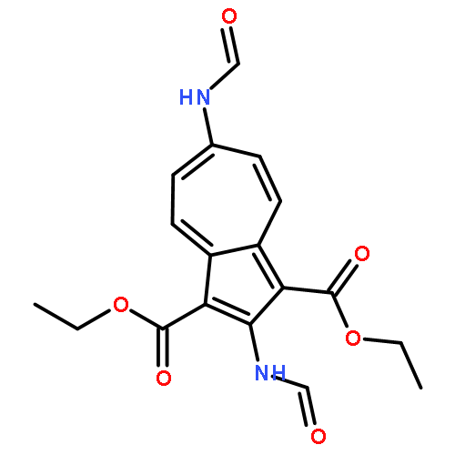 1,3-Azulenedicarboxylic acid, 2,6-bis(formylamino)-, diethyl ester