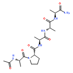 L-ALANINAMIDE, N-ACETYL-L-ALANYL-L-PROLYL-L-ALANYL-L-ALANYL-