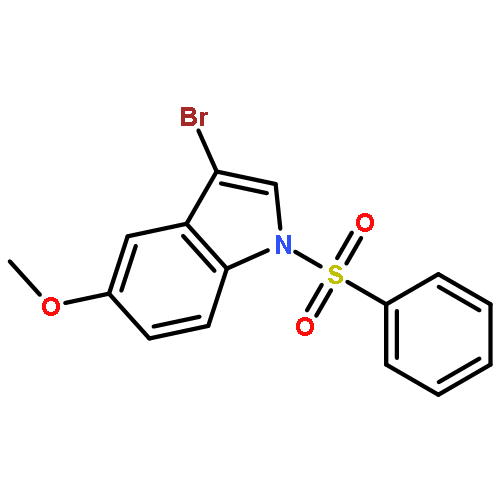 1H-INDOLE, 3-BROMO-5-METHOXY-1-(PHENYLSULFONYL)-