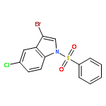 1H-Indole, 3-bromo-5-chloro-1-(phenylsulfonyl)-