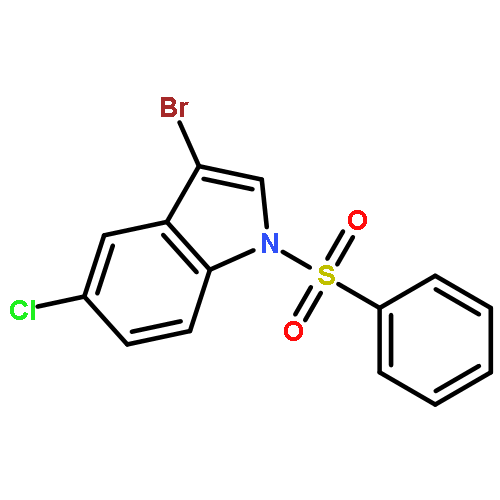 1H-Indole, 3-bromo-5-chloro-1-(phenylsulfonyl)-