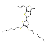 POLY[[2-[4,5-BIS(HEXYLTHIO)-1,3-DITHIOL-2-YLIDENE]THIENO[3,4-D]-1,3-DITHIOLE-4,6-DIYL]-1,2-ETHENEDIYL]