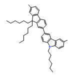 Poly[(9-hexyl-9H-carbazole-3,6-diyl)(9,9-dihexyl-9H-fluorene-2,7-diyl)]