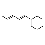 Cyclohexane, (1E,3E)-1,3-pentadienyl-