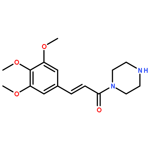 1-(Piperazin-1-yl)-3-(3,4,5-trimethoxyphenyl)prop-2-en-1-one