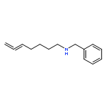 BENZENEMETHANAMINE, N-5,6-HEPTADIENYL-