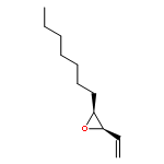 Oxirane, 2-ethenyl-3-heptyl-, (2R,3S)-rel-